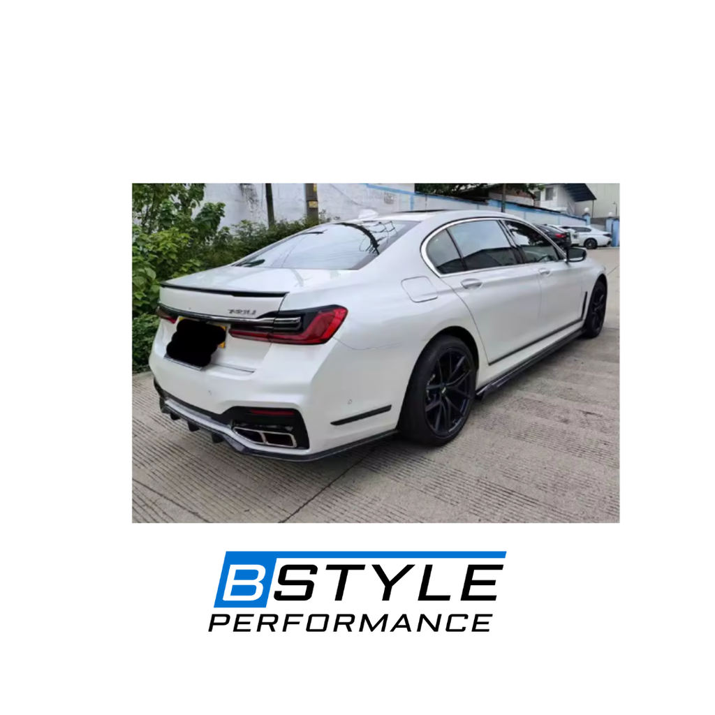 BMW 7 Series G11 G12 Carbon Fiber Side Skirt Extension Trims