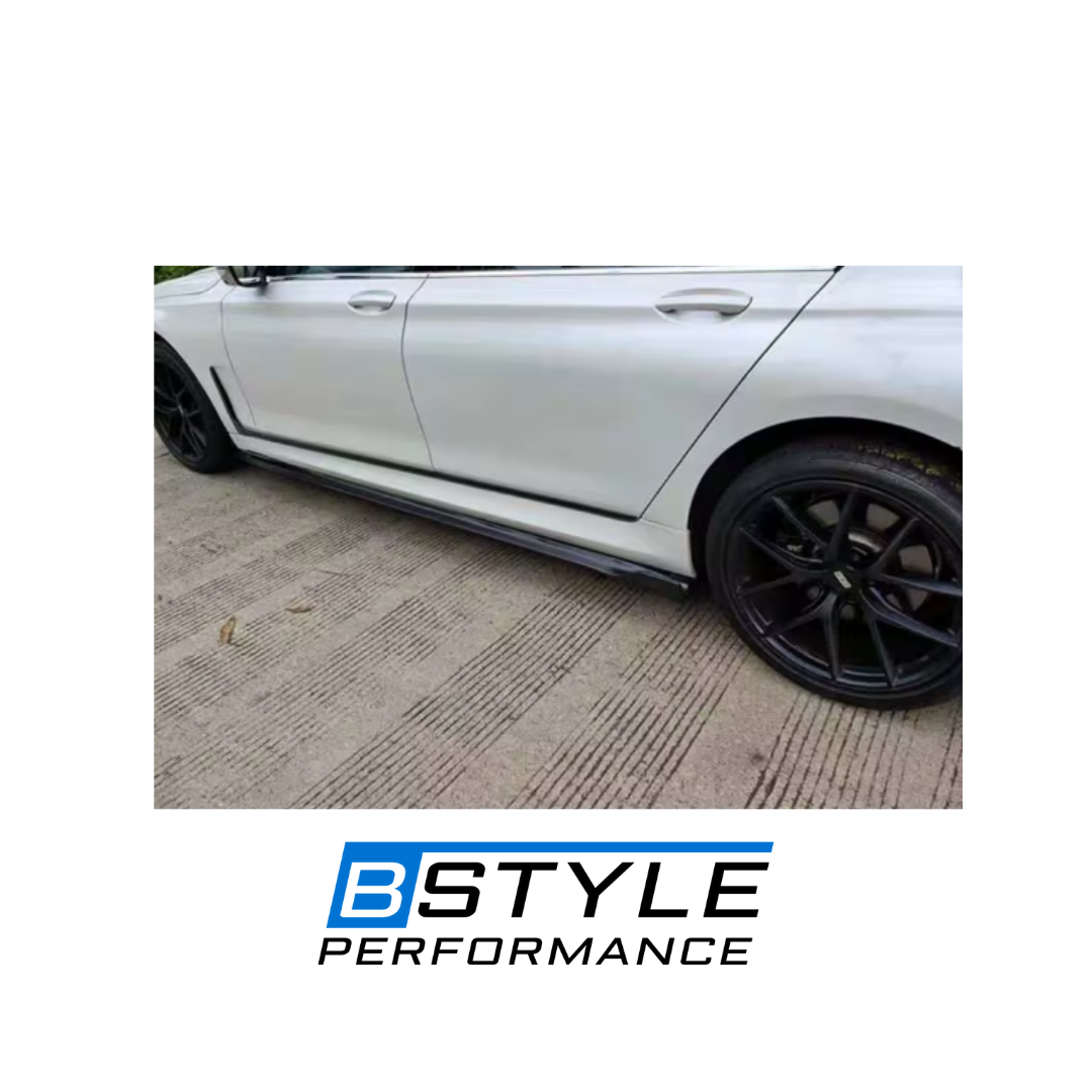 BMW 7 Series G11 G12 Carbon Fiber Side Skirt Extension Trims