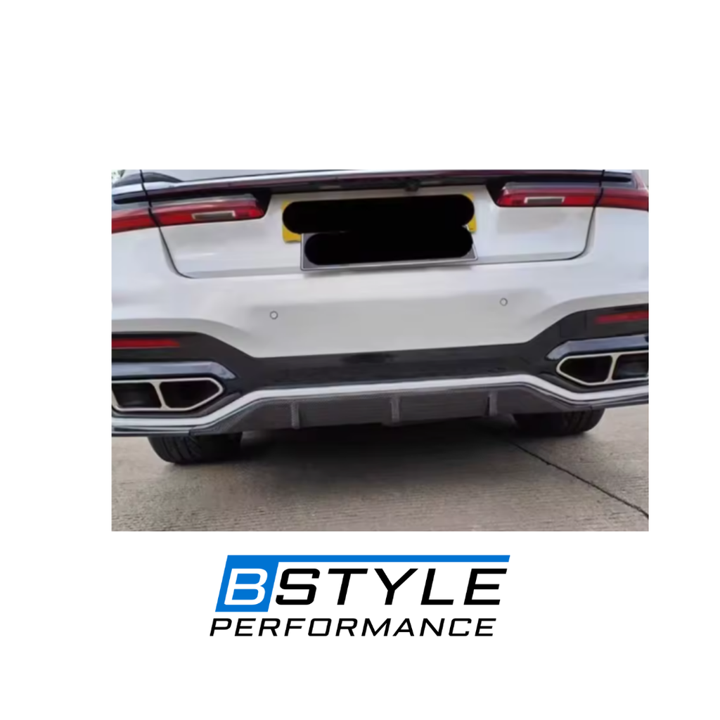 BMW 7 Series G11 G12 Carbon Fiber Side Skirt Extension Trims