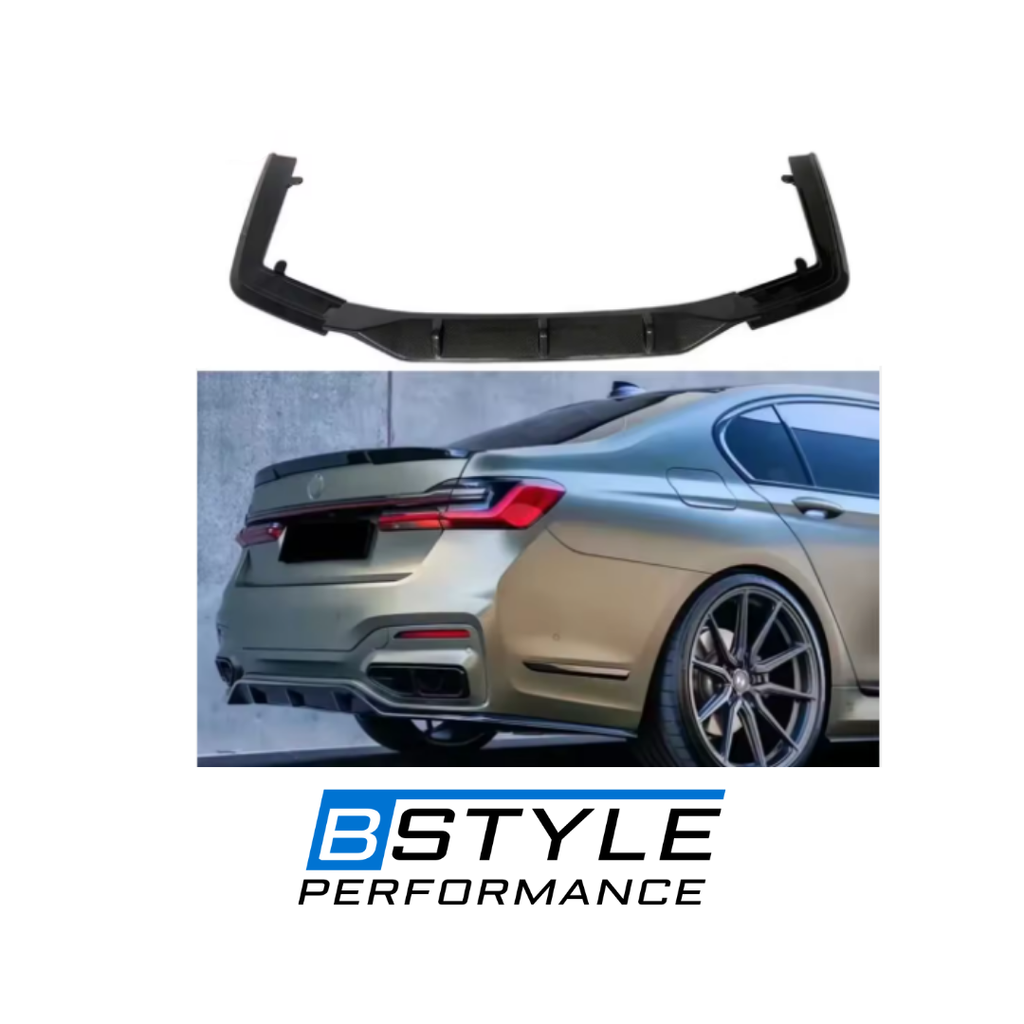 BMW 7 Series G11 G12 M Sport Carbon Fiber Rear Bumper Diffuser