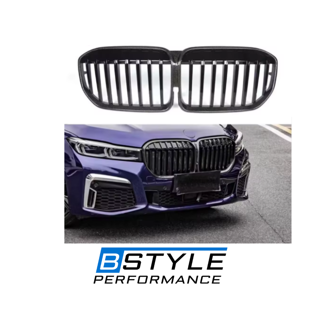 BMW 7 Series G11 G12 Carbon Fiber Front Kidney Grille Conversion Kit