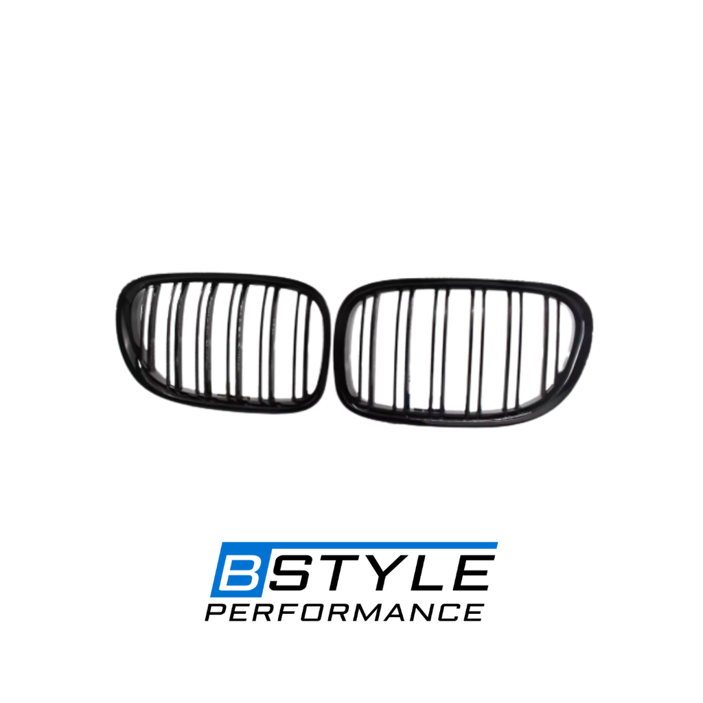 BMW 7 Series F01 F02 Gloss Black Front Kidney Grille Set