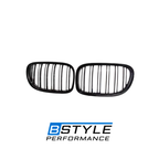 BMW 7 Series F01 F02 Gloss Black Front Kidney Grille Set