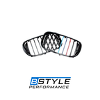 BMW 7 Series G11 G12 Gloss Black Single Slat Front Mesh Grille