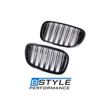 BMW 7 Series G11 G12 Gloss Black M-Style Double Slat Front Grille