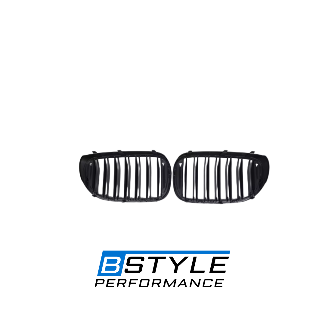 BMW 7 Series G11 G12 Gloss Black M-Style Double Slat Front Grille