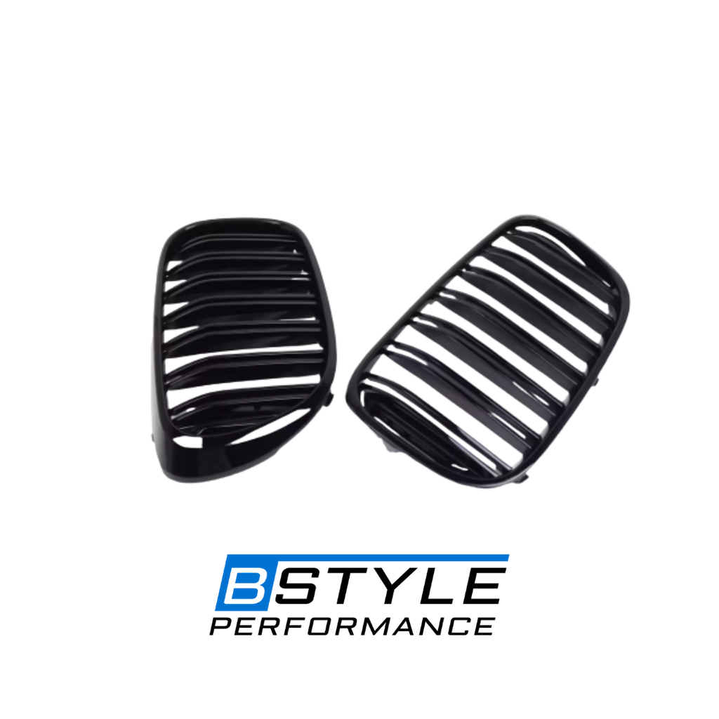 BMW 7 Series G11 G12 Gloss Black M-Style Double Slat Front Grille