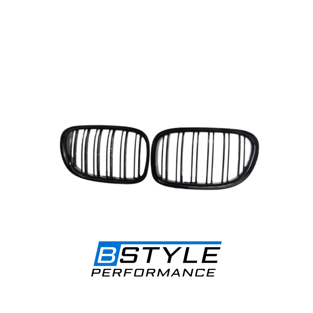 BMW 7 Series F01 F02 Gloss Black Front Kidney Grille Set