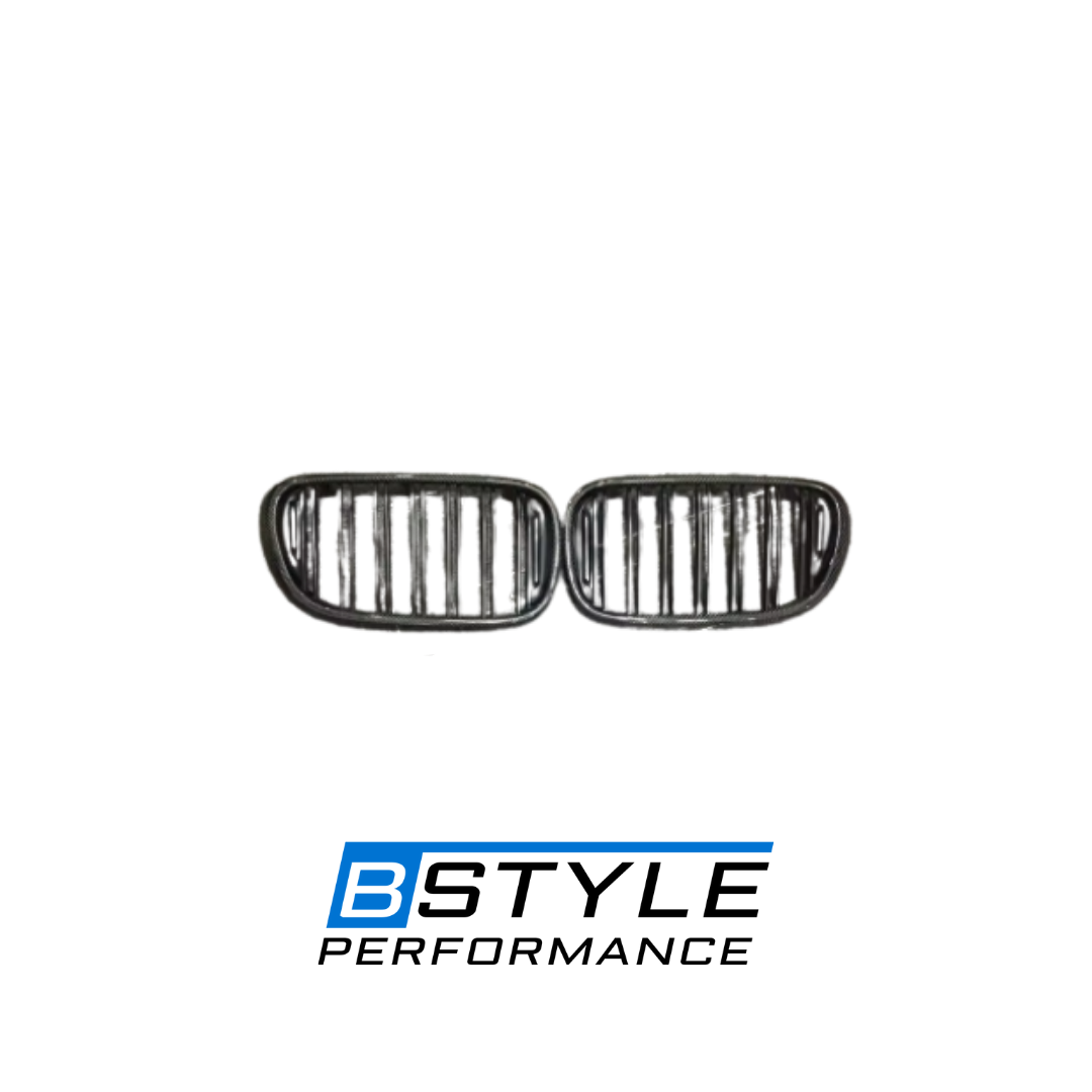 BMW 7 Series G11 G12 Carbon Fiber Dual Line Front Kidney Grille Set