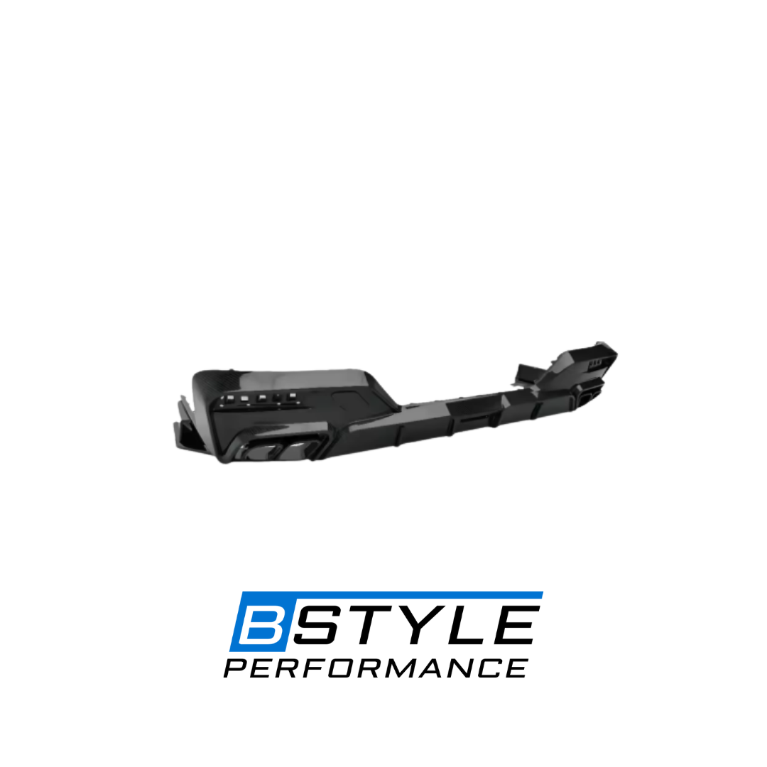 BMW 7 Series G70 M-Sport Dry Carbon Fiber Rear Diffuser