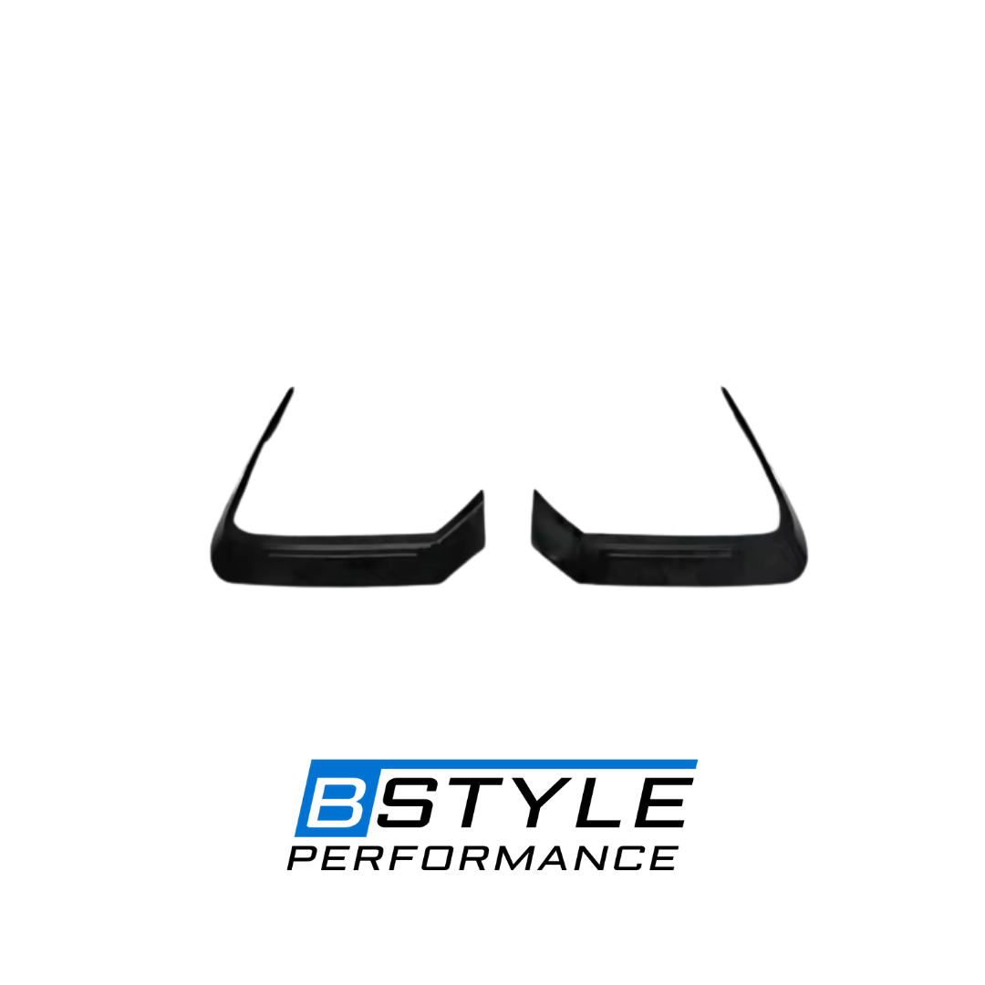 BMW 7 Series G70 M-Sport Dry Carbon Fiber Front Bumper Ducks (Canards)