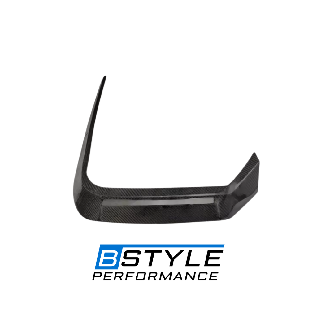 BMW 7 Series G70 M-Sport Dry Carbon Fiber Front Bumper Ducks (Canards)