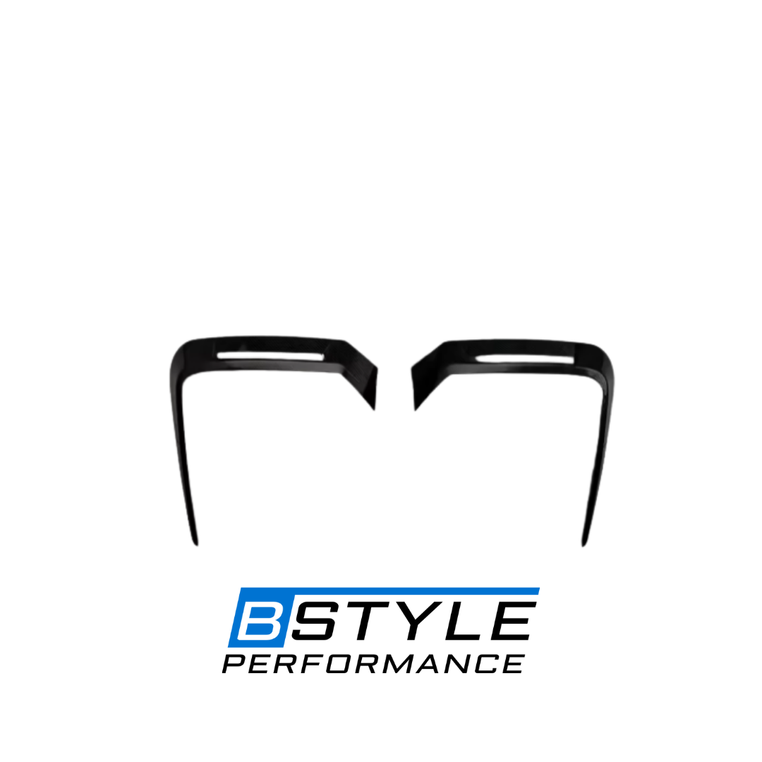 BMW 7 Series G70 M-Sport Dry Carbon Fiber Front Bumper Ducks (Canards)