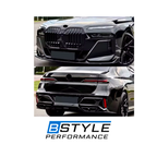 BMW 7 Series G70 Sport Facelift Upgrade – M760 Style Gloss Black Rear Diffuser