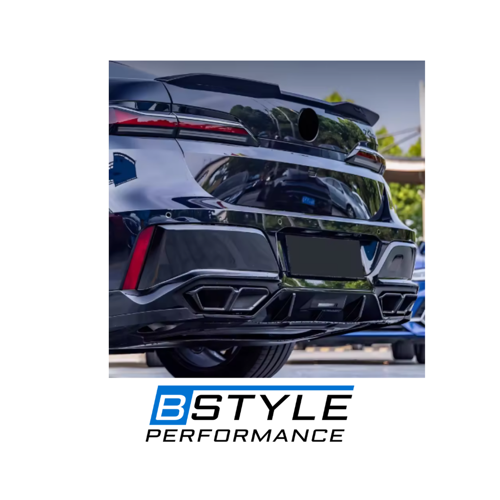 BMW 7 Series G70 Sport Facelift Upgrade – M760 Style Gloss Black Rear Diffuser