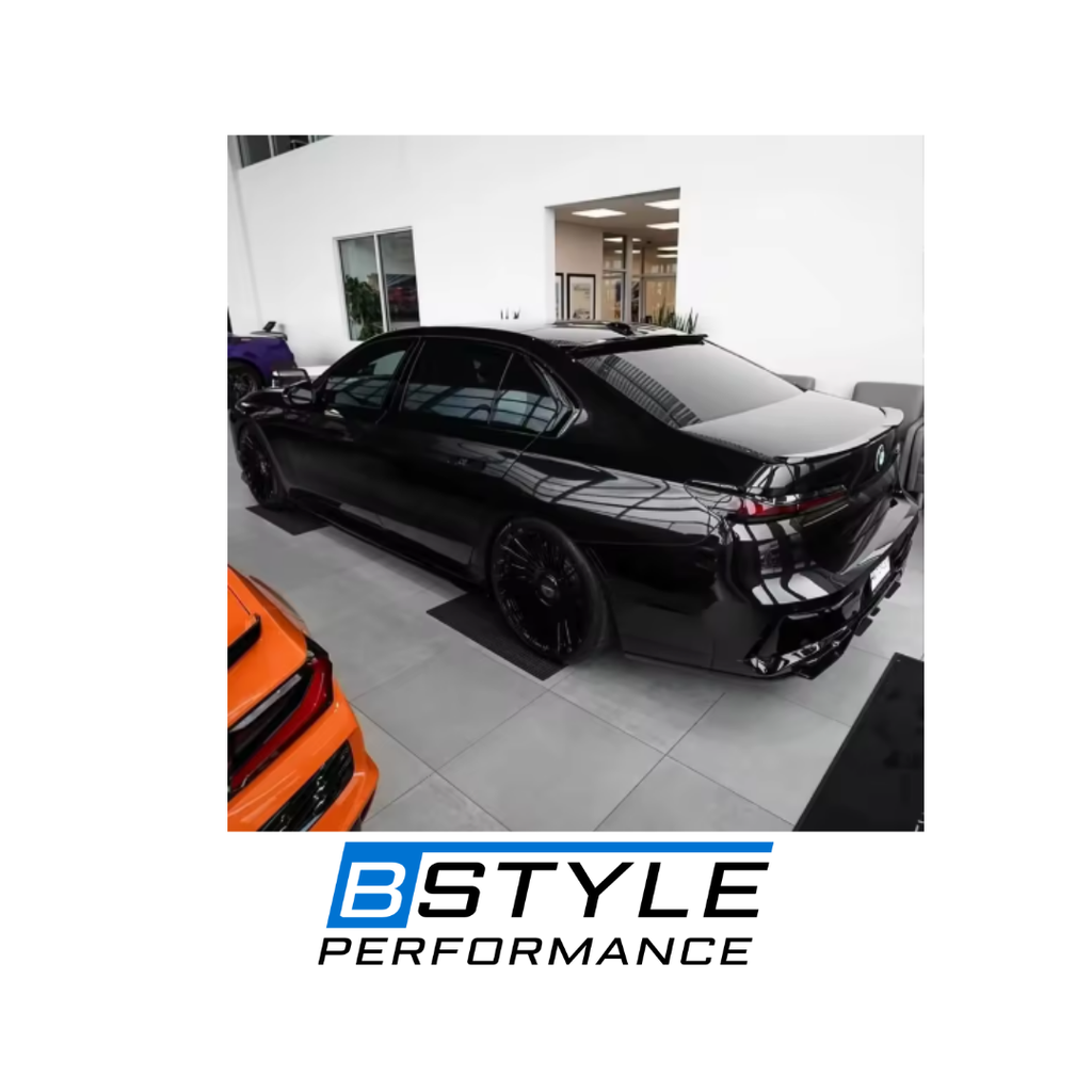 BMW 7 Series G70 Sport Facelift Upgrade – M760 Style Gloss Black Rear Diffuser