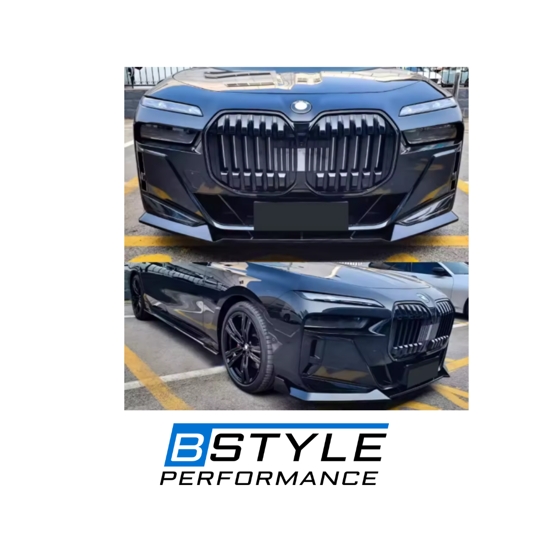 BMW 7 Series G70 Sport Facelift Upgrade – M760 Style Gloss Black Rear Diffuser