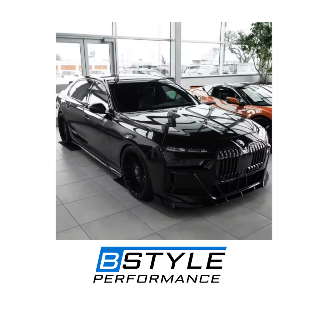 BMW 7 Series G70 Sport Facelift Upgrade – M760 Style Gloss Black Rear Diffuser
