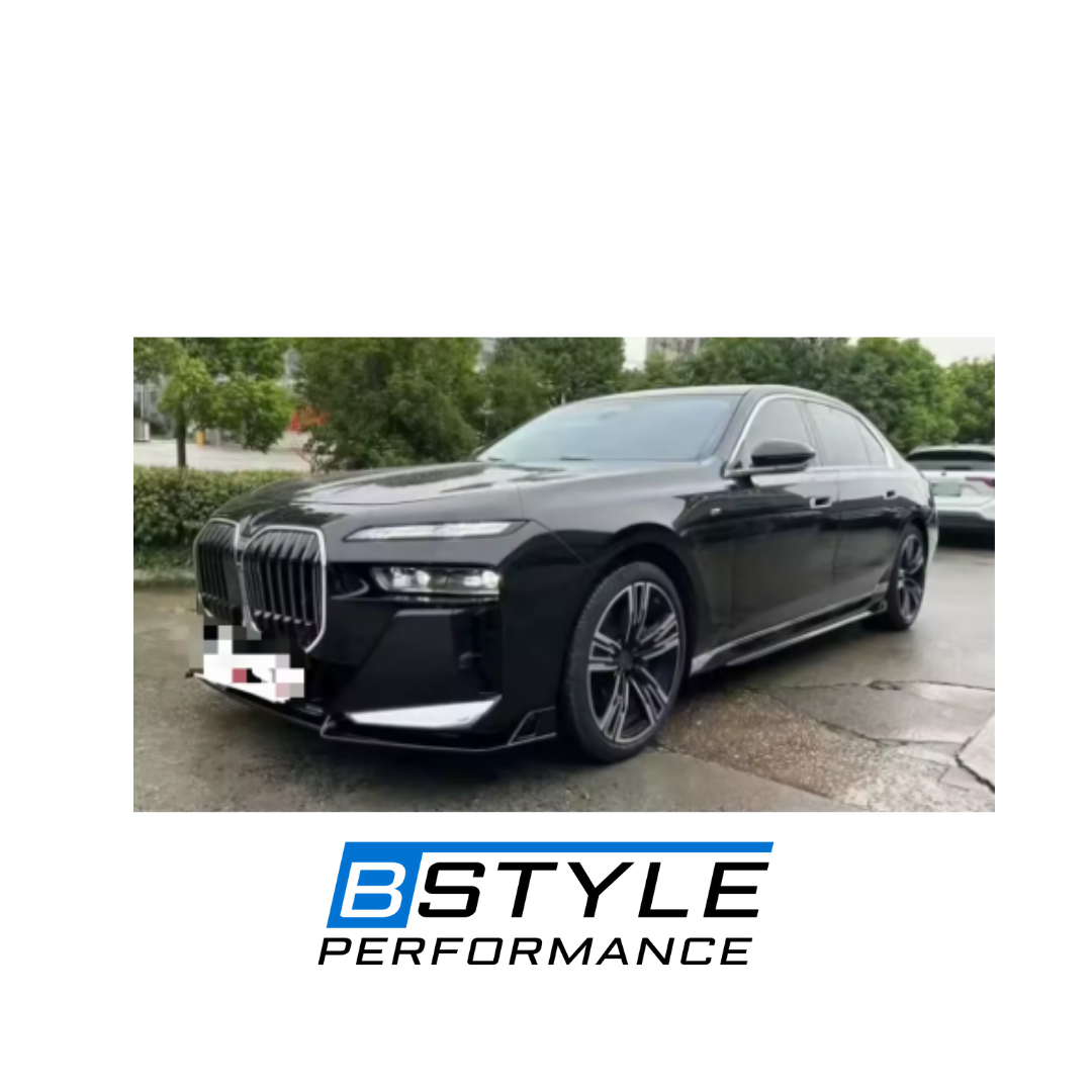 BMW 7 Series G70 M-Sport Dry Carbon Fiber Front Lip Splitter