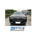 BMW 7 Series G70 M-Sport Dry Carbon Fiber Front Lip Splitter