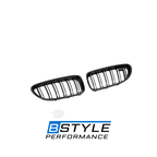 BMW 6 Series F06 F12 Carbon Fiber Dual-Slat Kidney Grille Set