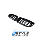 BMW 6 Series F06 F12 Carbon Fiber Dual-Slat Kidney Grille Set
