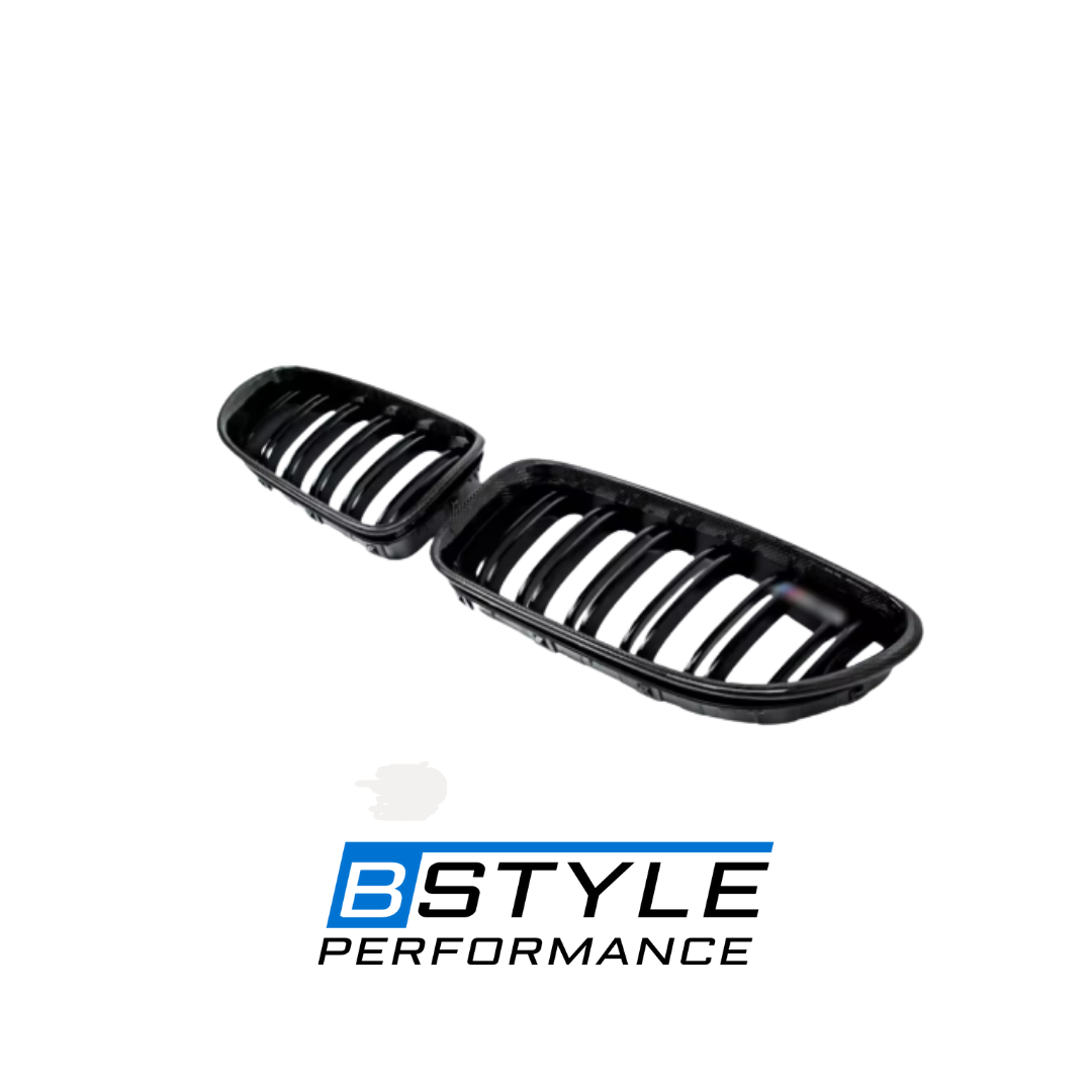 BMW 6 Series F06 F12 Carbon Fiber Dual-Slat Kidney Grille Set
