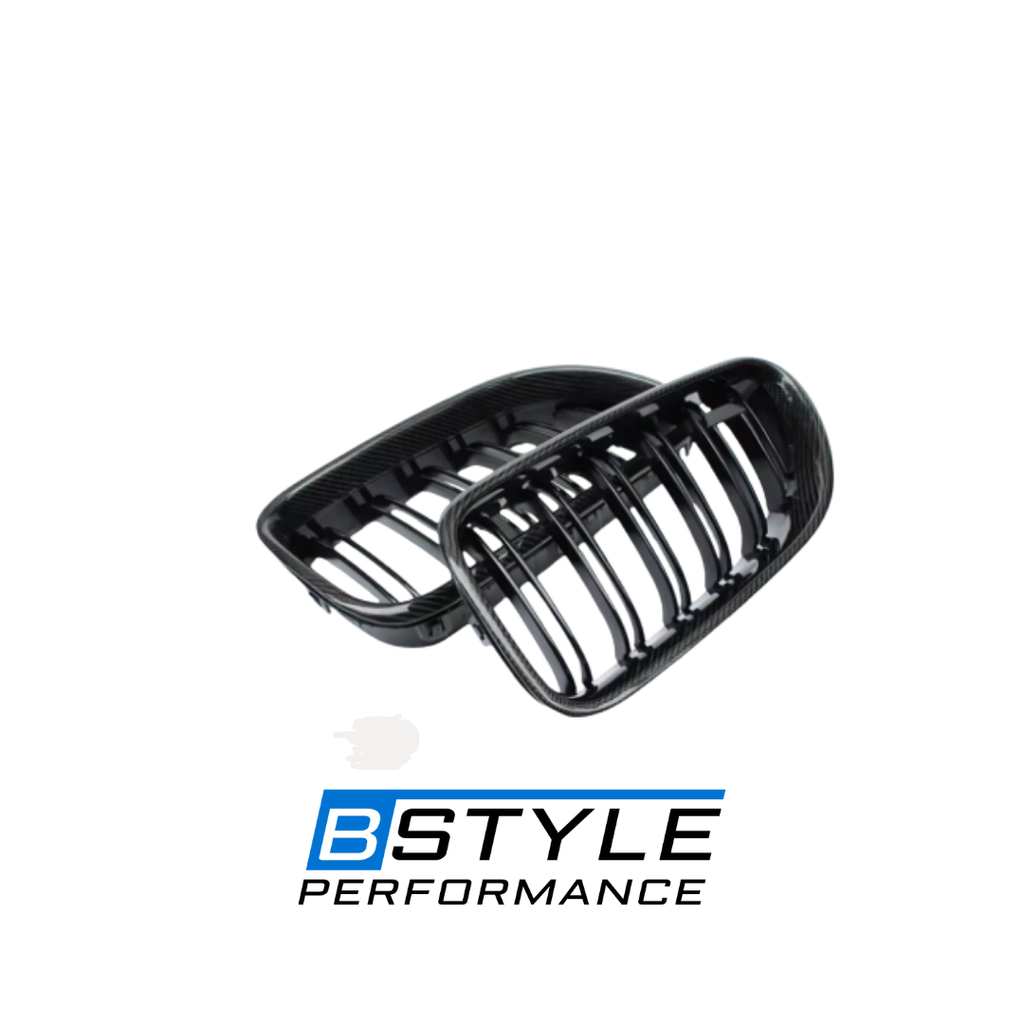 BMW 6 Series F06 F12 Carbon Fiber Dual-Slat Kidney Grille Set