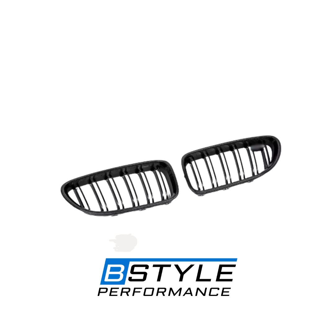 BMW 6 Series F06 F12 Carbon Fiber Dual-Slat Kidney Grille Set