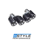 BMW G20 G42 M240i 330i M340i M440i Carbon Fiber Tailpipe Exhaust Tips