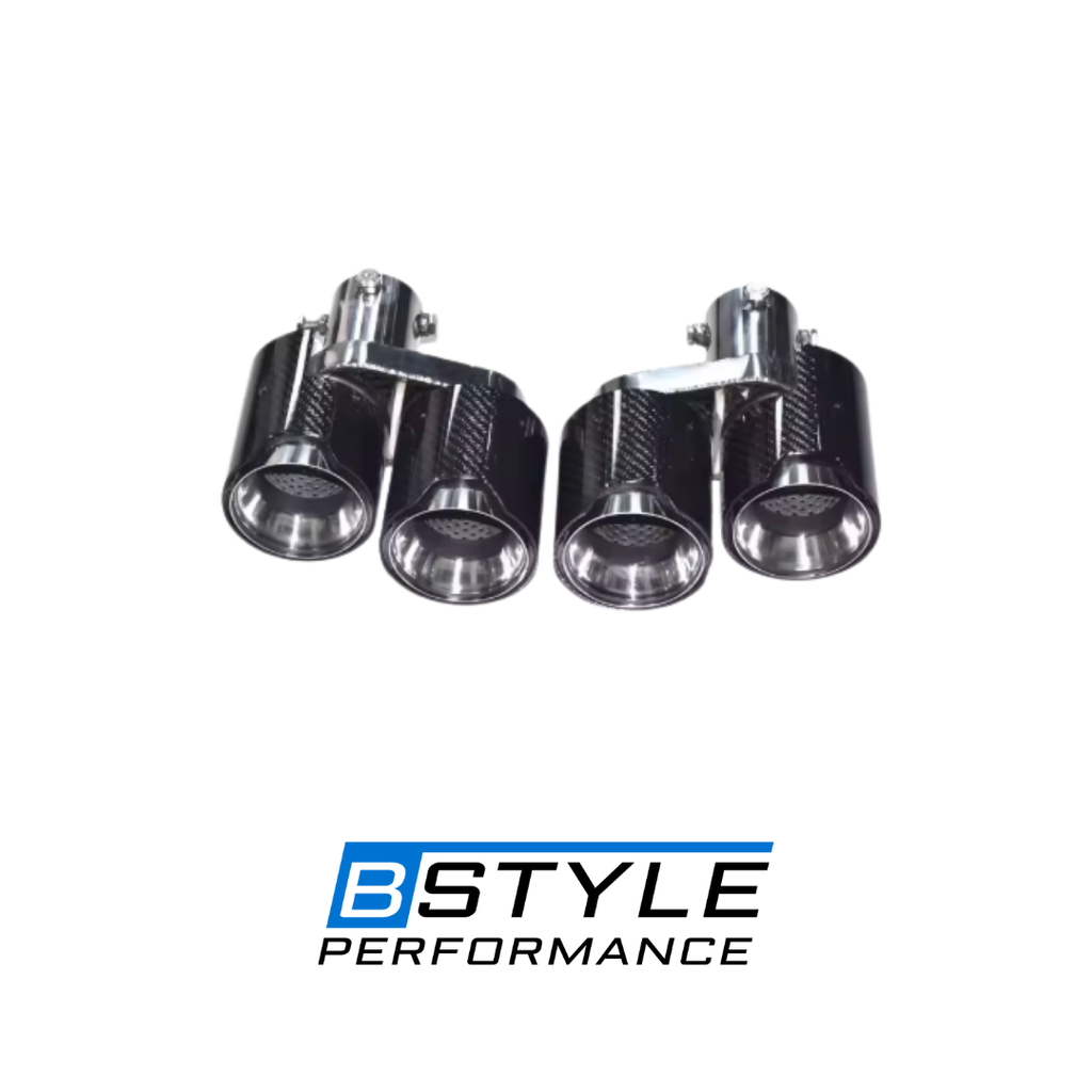 BMW G20 G42 M240i 330i M340i M440i Carbon Fiber Tailpipe Exhaust Tips