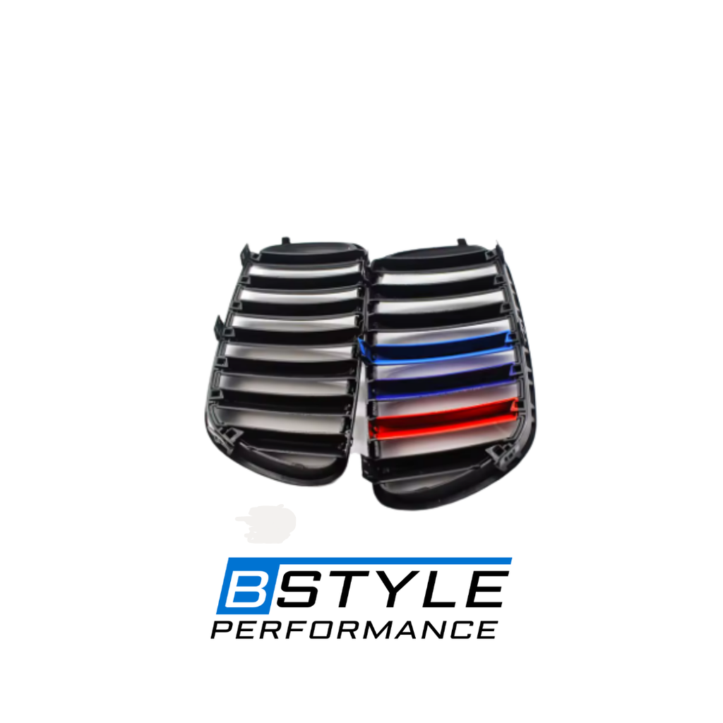 BMW 6 Series E63 E64 Gloss Black Front Kidney Grille Set