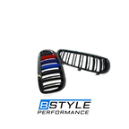 BMW 6 Series E63 E64 Gloss Black Front Kidney Grille Set