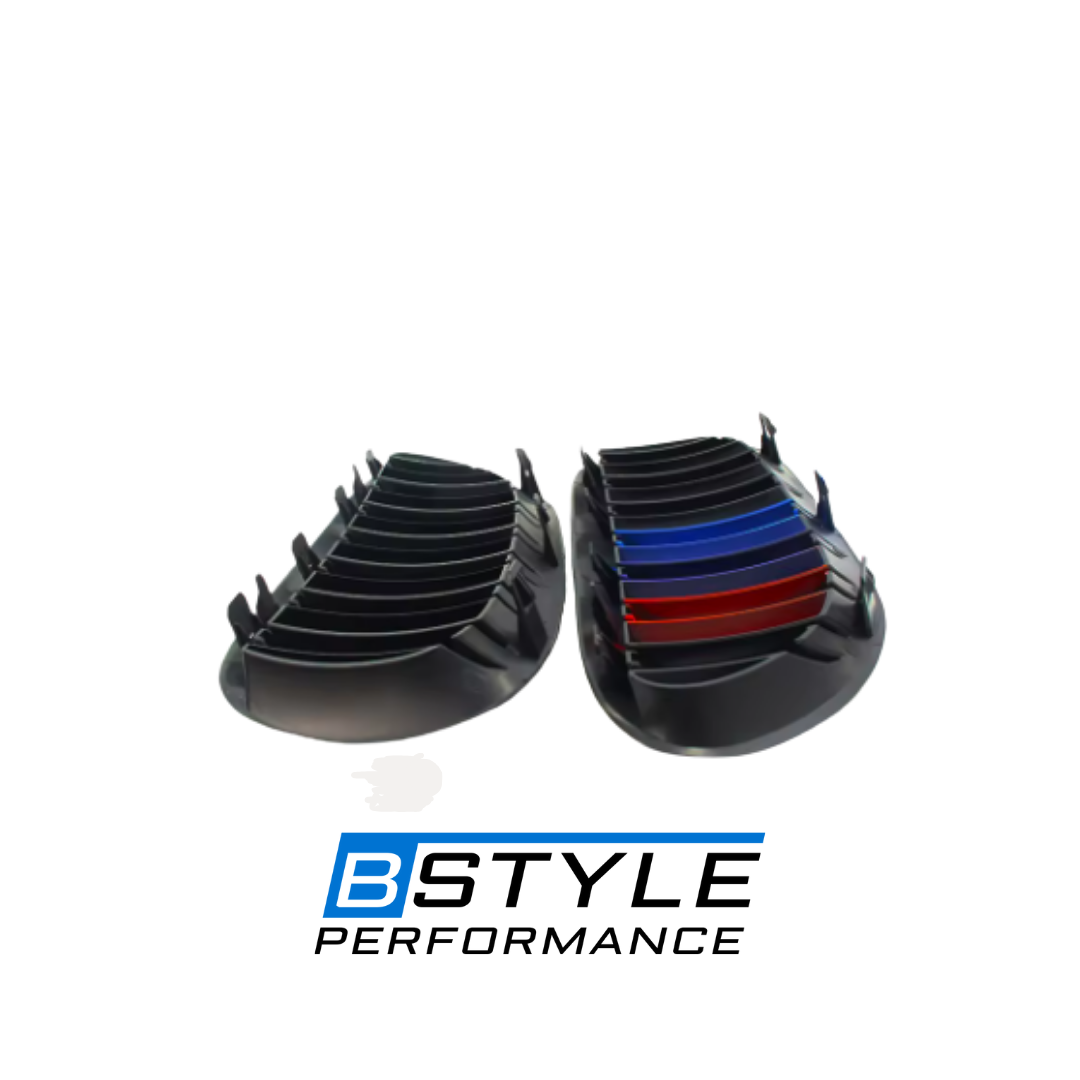 BMW 6 Series E63 E64 Gloss Black Front Kidney Grille Set