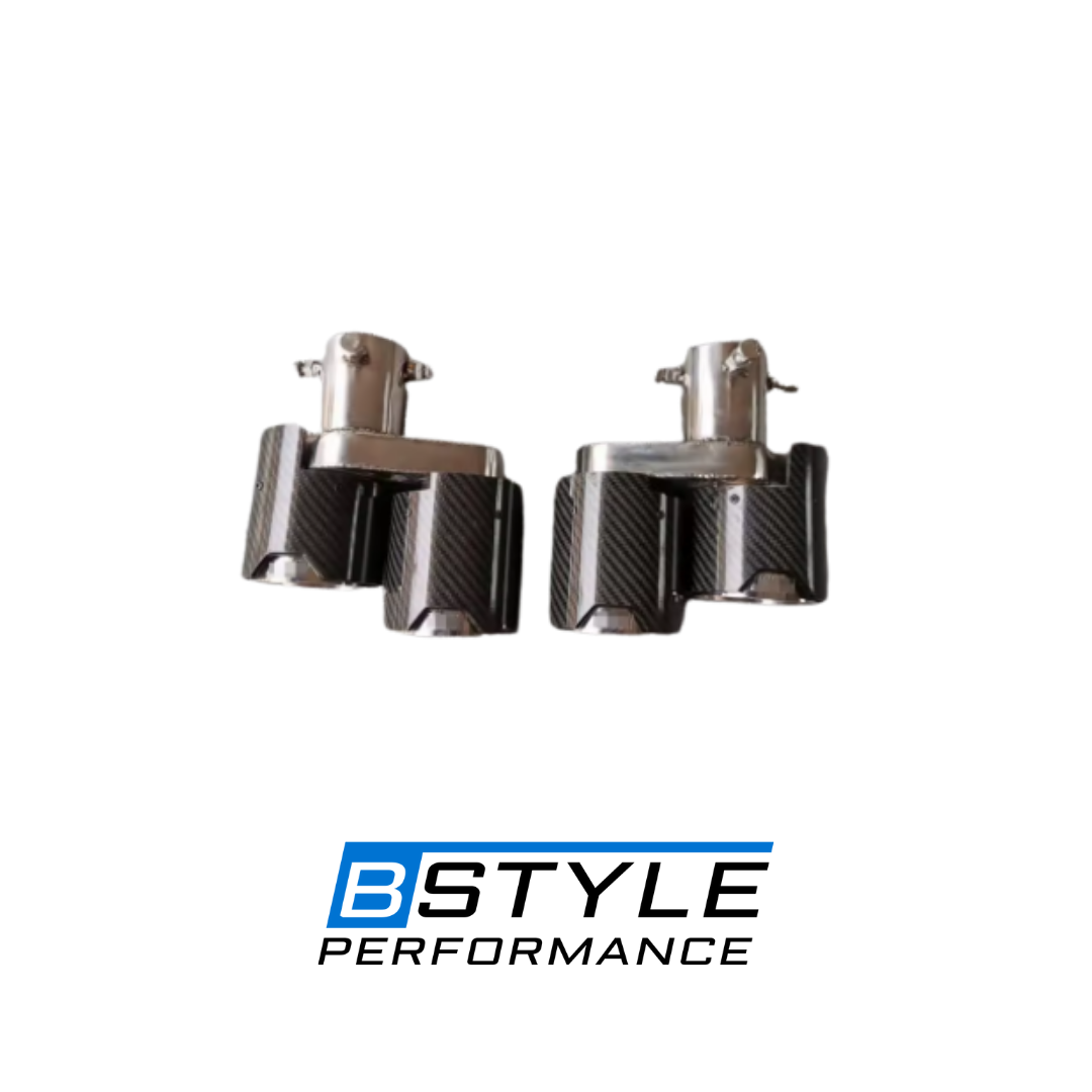 BMW G20 G42 M240i 330i M340i M440i Carbon Fiber Tailpipe Exhaust Tips