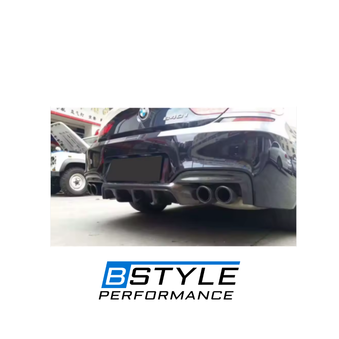 BMW 6 Series F06 F12 F13 MP-Style Real Carbon Fiber Rear Diffuser