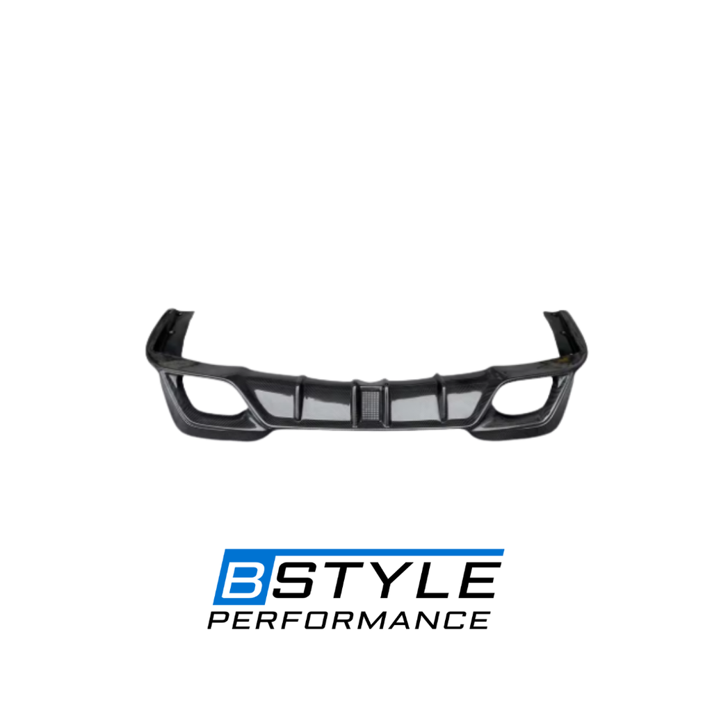 BMW 3 Series G20 G28 Pre-LCI Carbon Fiber Rear Bumper Diffuser F1 Light