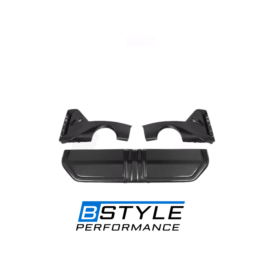 BMW 3 Series G20 G28 LCI MP-Style Carbon Fiber Rear Diffuser