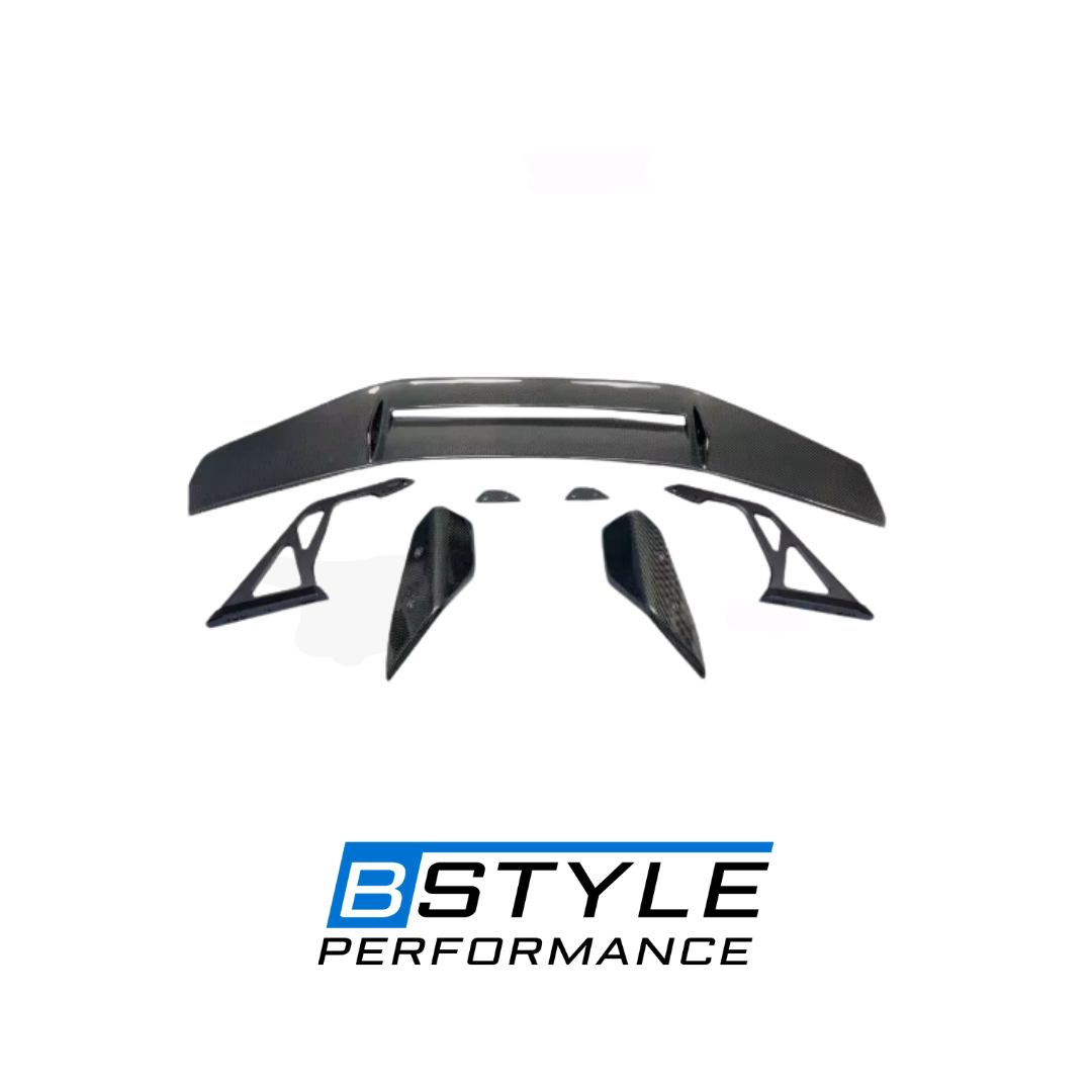 BMW G80 M3 G82 G83 AD Style Carbon Fiber High Rear Wing Spoiler