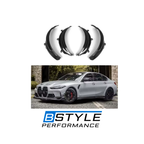 BMW G80 M3 G82 M4 Dry Carbon Fiber Wheels with Extended Arches & Mud Flaps