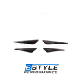 BMW Universal Carbon Fiber Front Bumper Side Canards - 4PCS Set
