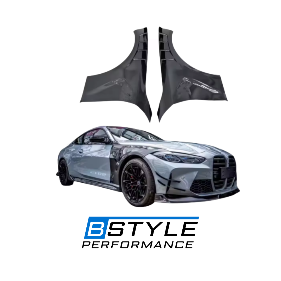BMW M3 G80 / M4 G82 Carbon Fiber Front Fenders with Air Deflectors