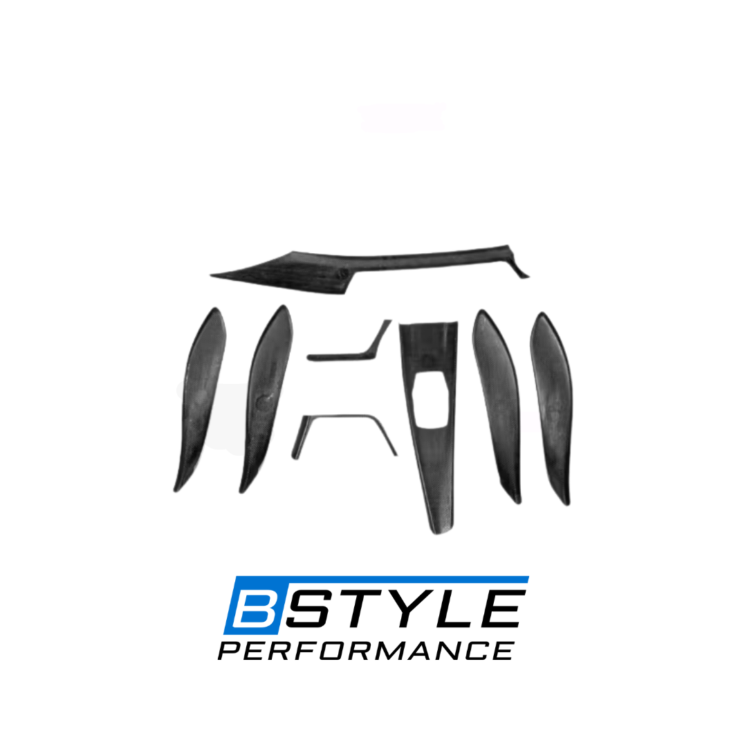 BMW M4 F82 6-Piece Dry Carbon Fiber Interior Trim Overlay Set