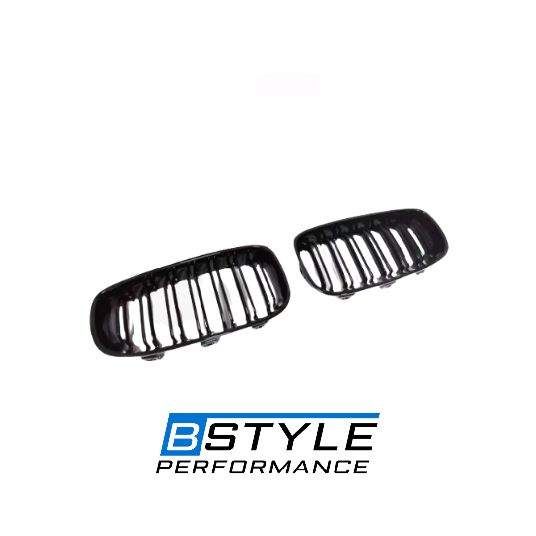 BMW 3 Series GT F34 M-Style Gloss Black Front Grille + (Clasp Replacement)