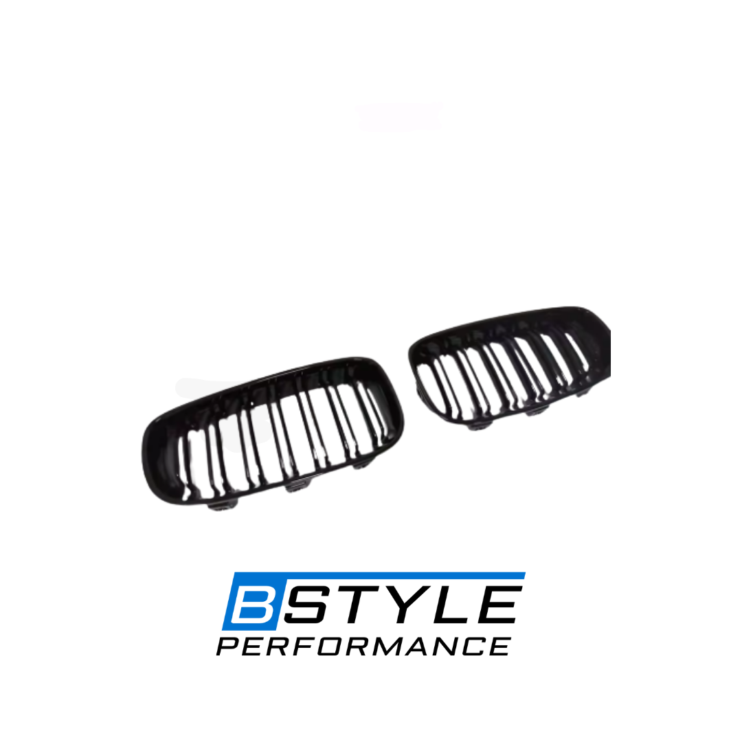 BMW 3 Series GT F34 M-Style Gloss Black Front Grille + (Clasp Replacement)
