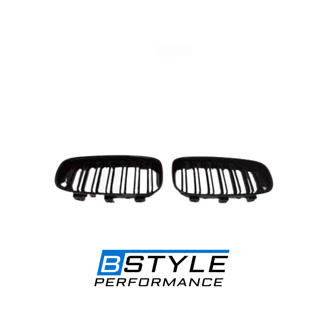 BMW 3 Series GT F34 M-Style Gloss Black Front Grille + (Clasp Replacement)