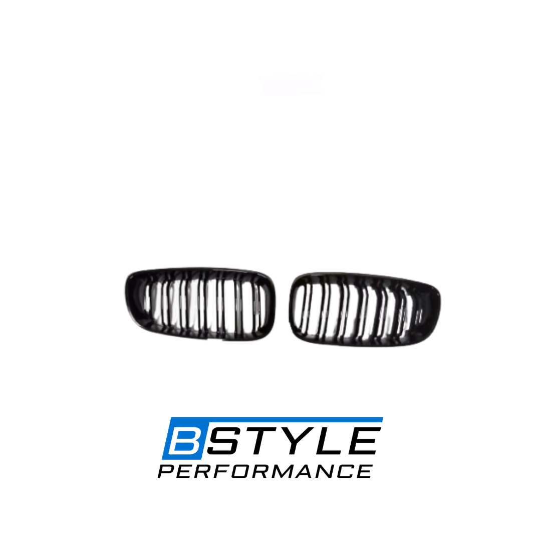 BMW 3 Series GT F34 M-Style Gloss Black Front Grille + (Clasp Replacement)