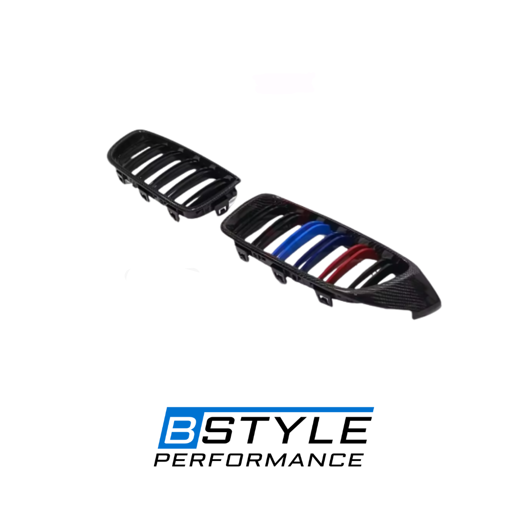 BMW F32 F33 F36 F80 F82 M-Color Real Carbon Fiber Front Kidney Grille