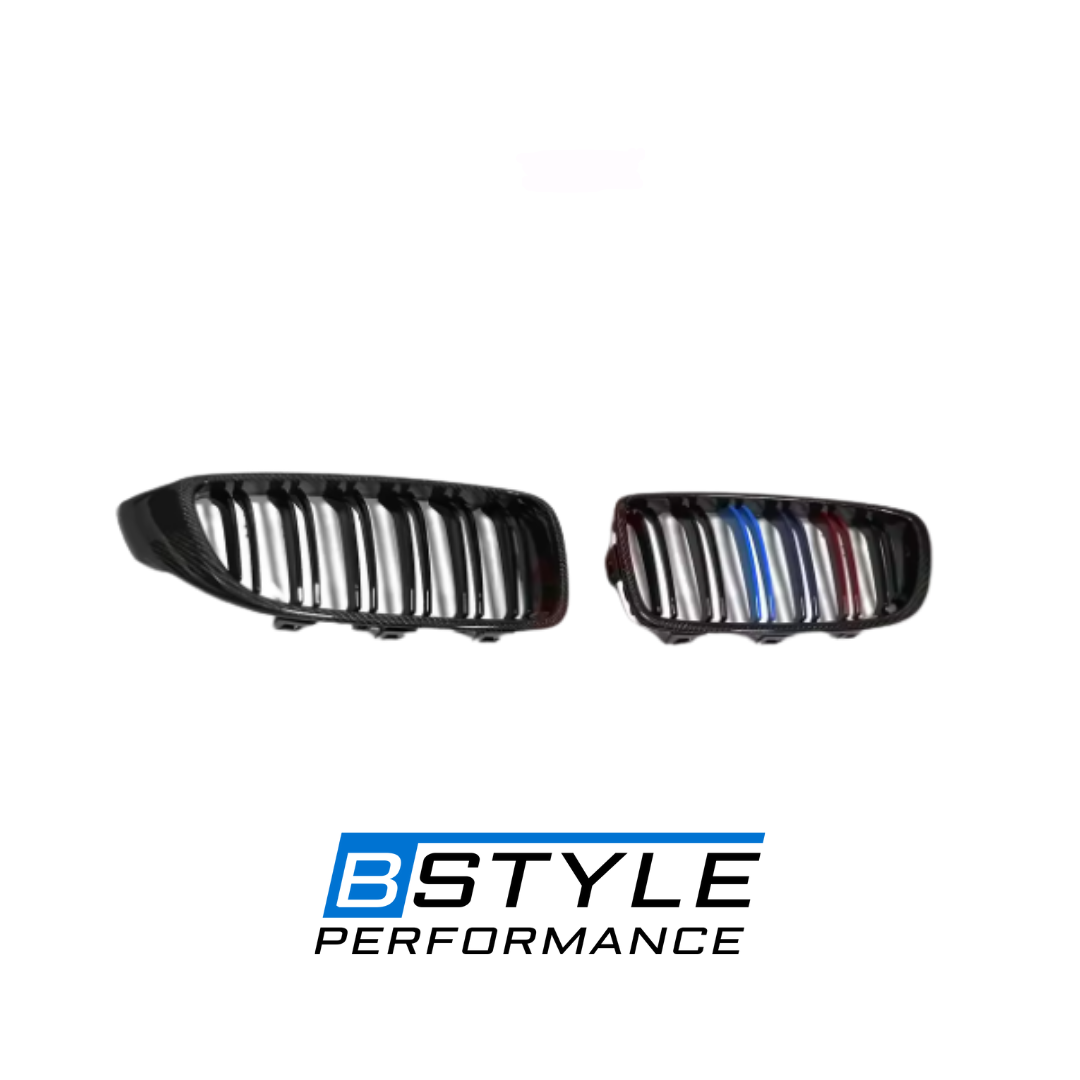 BMW F32 F33 F36 F80 F82 M-Color Real Carbon Fiber Front Kidney Grille