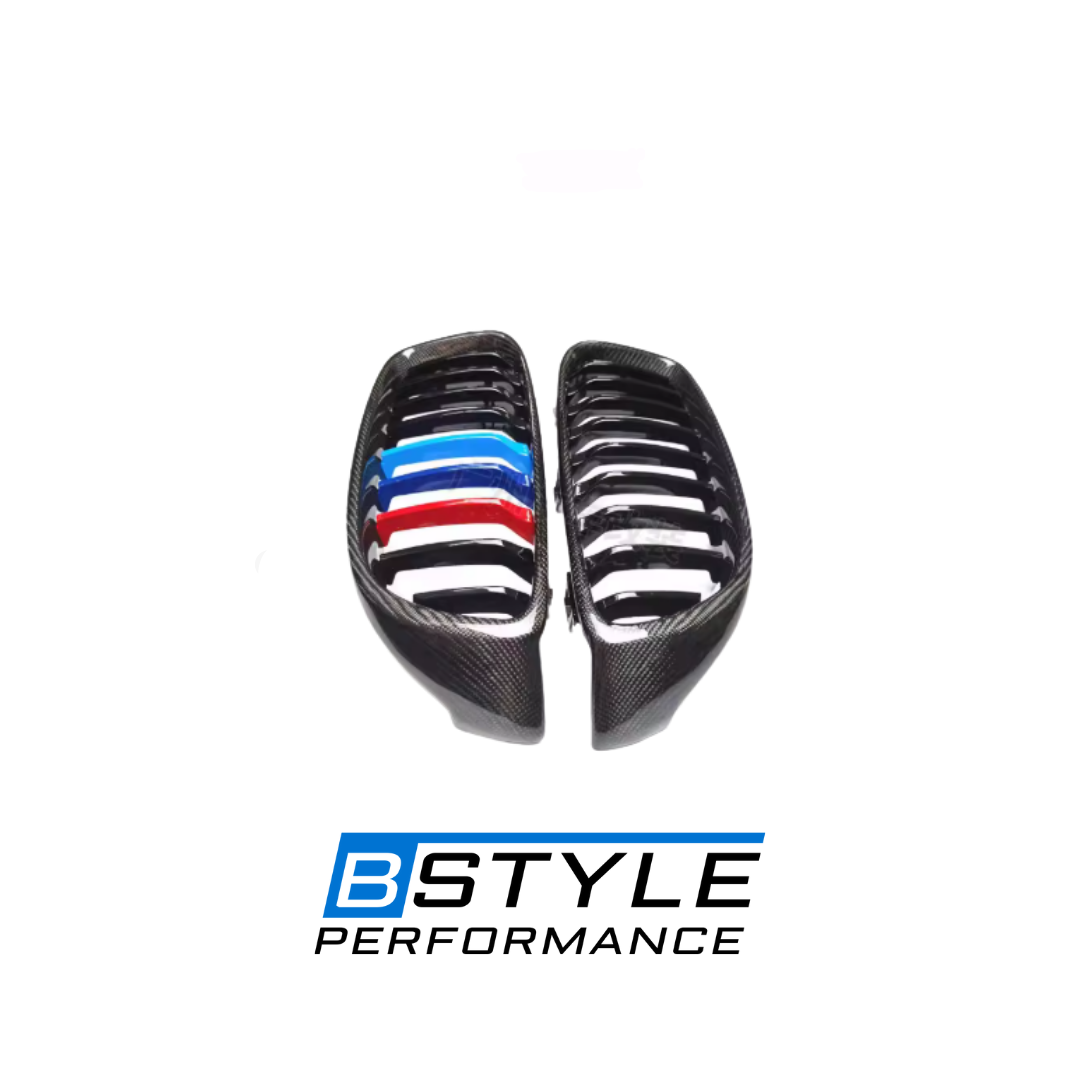 BMW F32 F33 F36 F80 F82 M-Color Real Carbon Fiber Front Kidney Grille